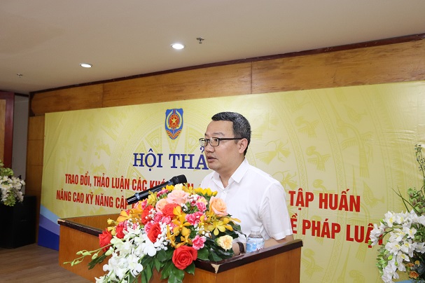 Hội thảo về các khó khăn, vướng mắc và tập huấn  nâng cao kỹ năng cập nhật, khai thác Cơ sở dữ liệu QG về pháp luật